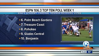 ESPN 106.3 Week One Top 10 HS Football Poll