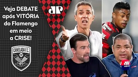 "A GENTE SABE que tem as PANELAS! O Flamengo GANHOU, mas..." Veja DEBATE após 2 a 0 no Peru!