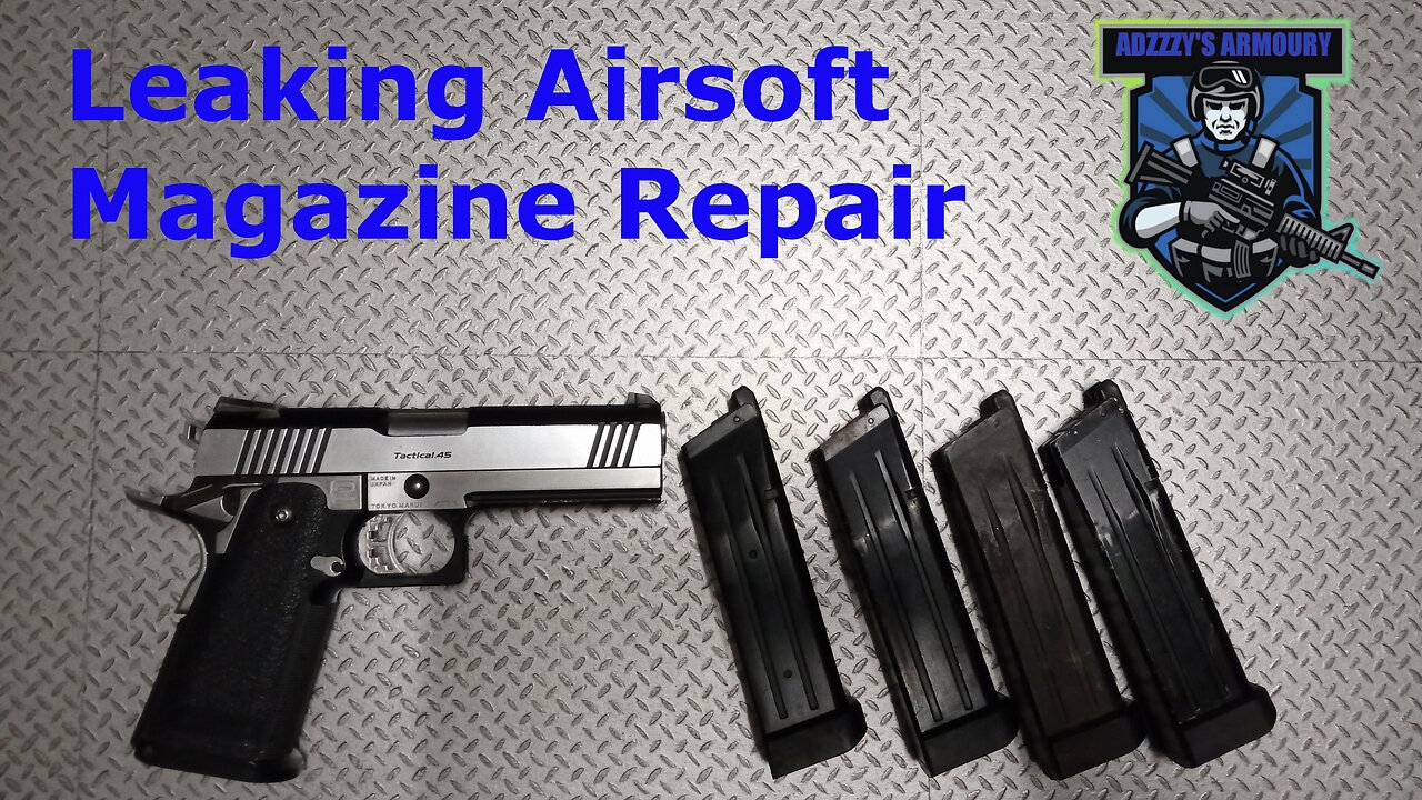 Airsoft GBB leaking gas mag repair