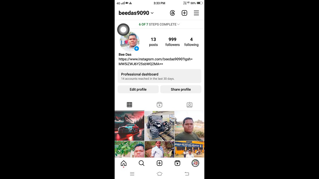 My Instagram 1000followers