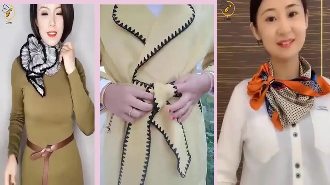 10 DIY NEW INGENIOUS Scarf Outfit Hacks! Quick and Creative Scarf Outfit Ideas by Blossom#2023