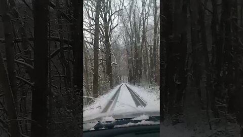 Snow Day❄ Driveway looks like a Winter Wonderland