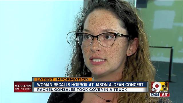 Woman recalls horror at Jason Aldean concert in Las Vegas