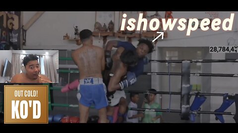 Reacting to iShowSpeed MuayThai video