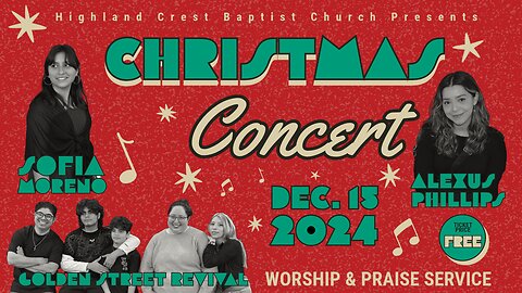 Christian Christmas Concert for Jesus