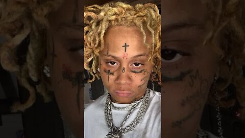 Trippie Redd tendo as tatuagens removidas #trippieredd #photoshop #tattoo