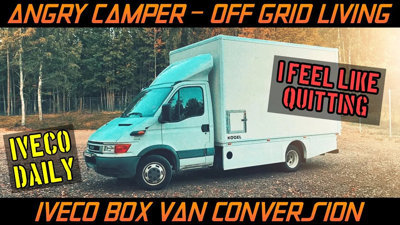 INSULATION DECIDED - What a HORRIBLE day! - Iveco Van Conversion