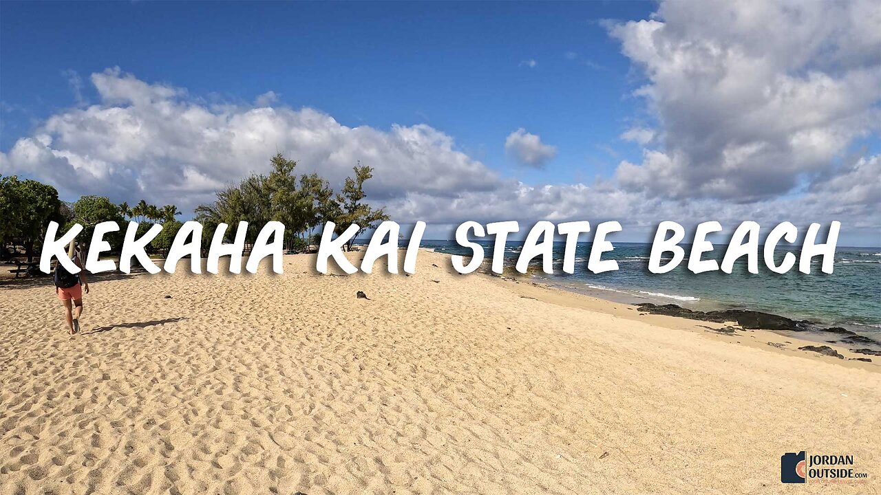 Kekaha Kai State Beach on the Big Island of Hawaii