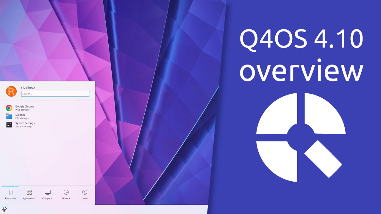 Q4OS 4.10 overview | The right desktop for your business.