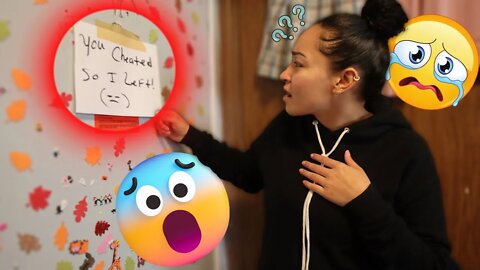 she cheated so I left