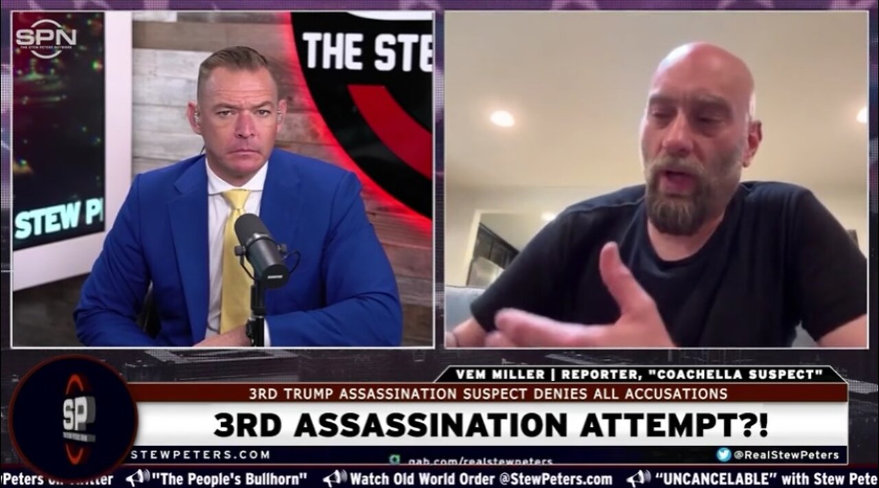 Vem Miller Joins Stew! Coachella Trump Shooting Suspect shares What really Happened