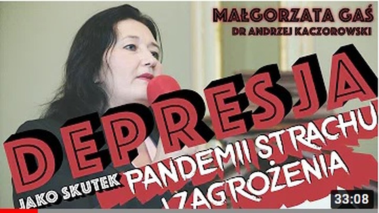 DEPRESJA JAKO SKUTEK PANDEMII STRACHU I ZAGROZENIA. KACZOROWSKI&GAŚ/ ATN 2020