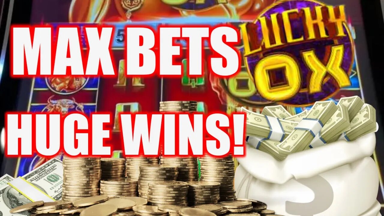 Huge Win Playing Max Bet Lucky Ox 🐂 Never Seen Before IGT Slot Action