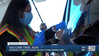 Healthcare workers hold test run for COVID-19 vaccine distributions