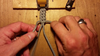 Knot Tutorial 3 Of 3 (Vertical Crown Knot or Double Crown Sinnet)