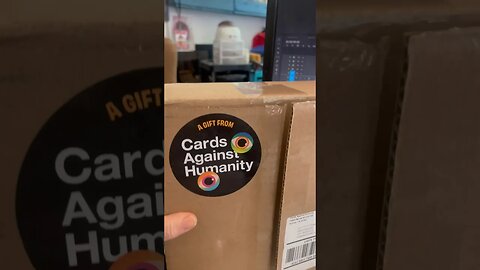 #Unboxing a NEW GAME from #cardsagainsthumanity! I can’t wait to play this on #comicsREDACTED