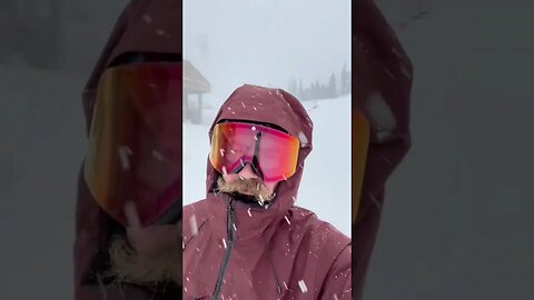 Snowy days make for a messy stach #jeeplife #snow #splitboarding #snowboarding #splitboard