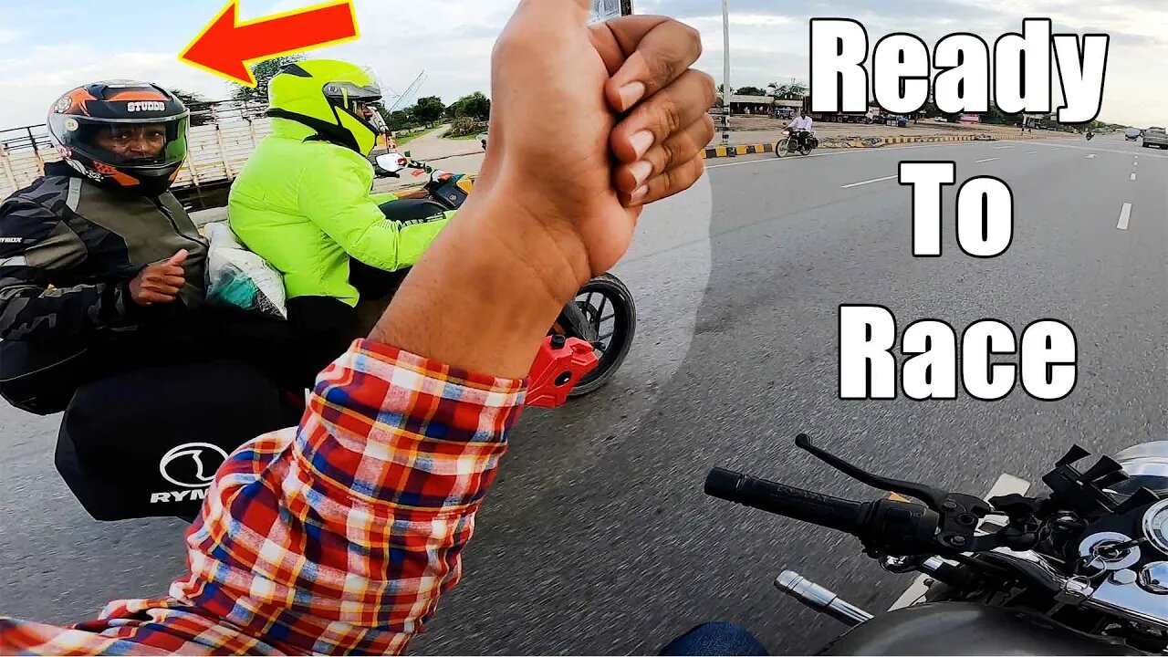 Competing with KTM 390 Adventure on Highway... | Royal Enfield Classic 350 | jaswantboo