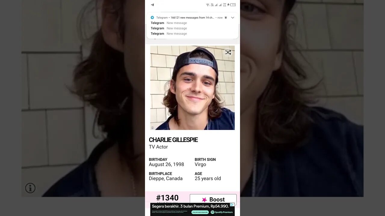 HAPPY 25 BIRTHDAY CHARLIE GILLESPIE