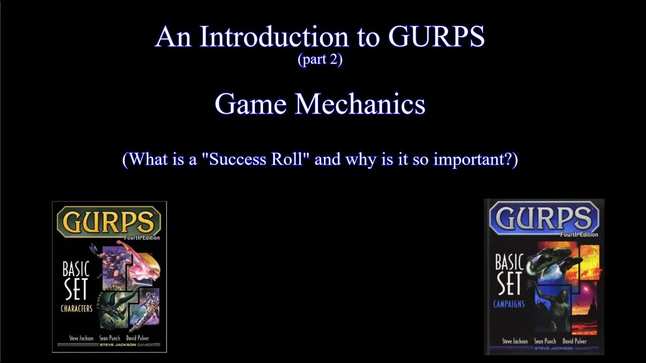 Learning GURPS, Game Mechanics (Success roll)