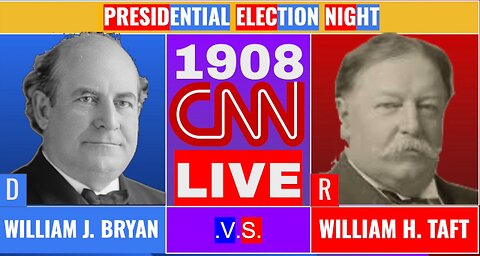 Custom CNN Presidential Election | 1908 William Bryan vs William Taft