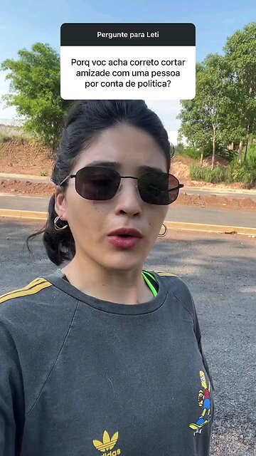 Por que você acha correto cortar amizade com uma pessoa por conta de política?