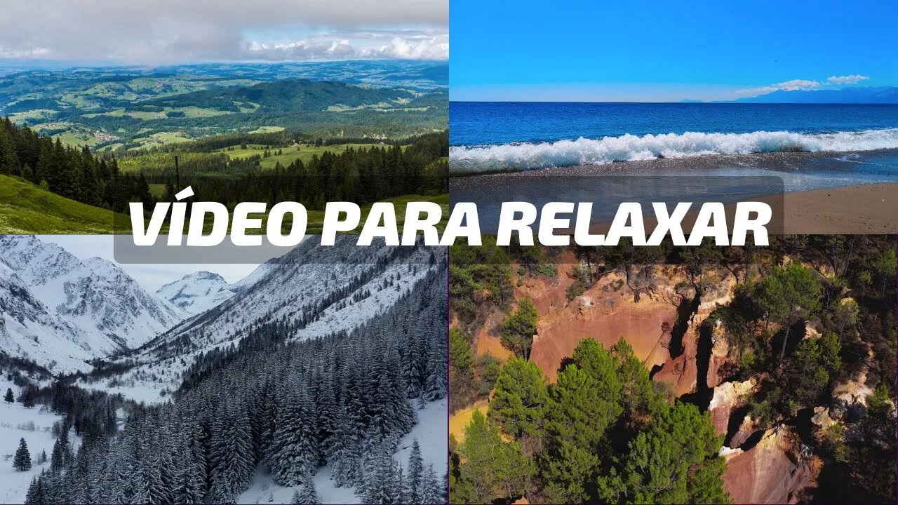 Relaxe por uma hora com paisagens lindas e com uma música suave.