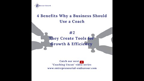 Coaching Uncut #30 4 Benefits for Why a Business SHOULD Use a Coach!