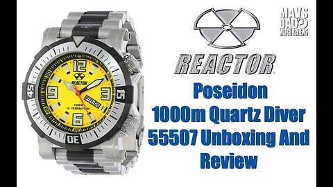 MASSIVE! | Reactor Poseidon 1000m Quartz Diver 55507 Unbox & Review