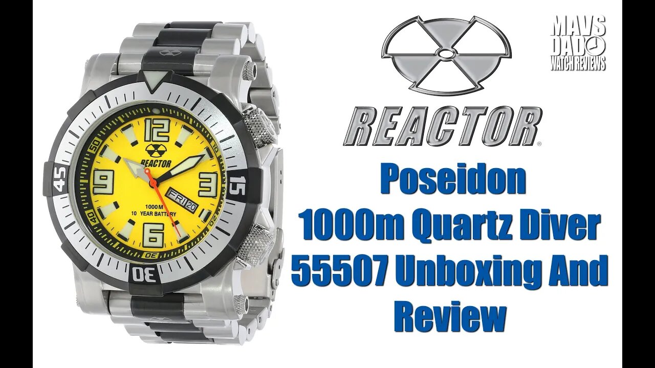 MASSIVE! | Reactor Poseidon 1000m Quartz Diver 55507 Unbox & Review