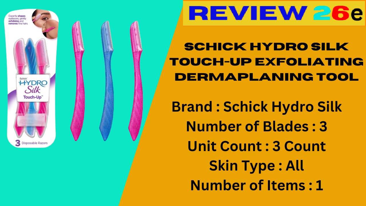 Schick Hydro Silk Touch-Up Exfoliating Dermaplaning Tool Review 2023