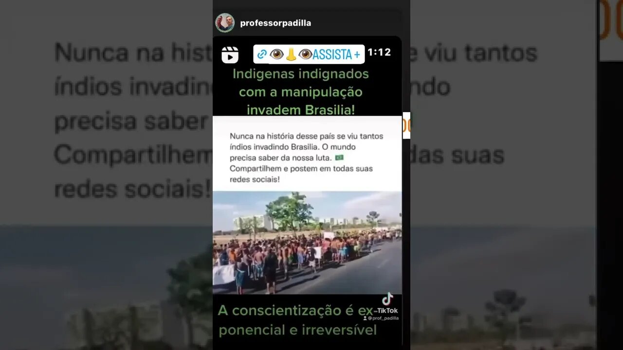 Chegaram reforços dos guerreiros indígenas. Acampamento + gente do que a população de Brasília