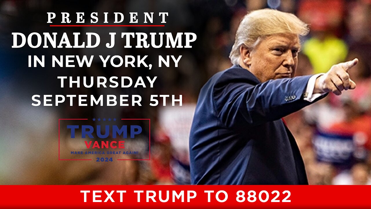 LIVE: President Trump in New York, NY