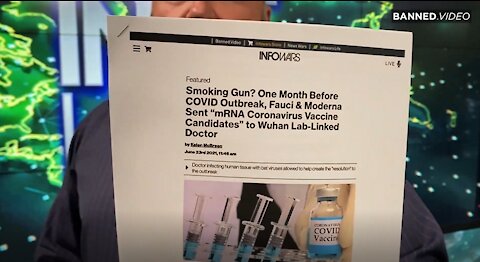 Smoking Gun: Fauci & Moderna Developed Covid-19 Vaccines Before Leak!