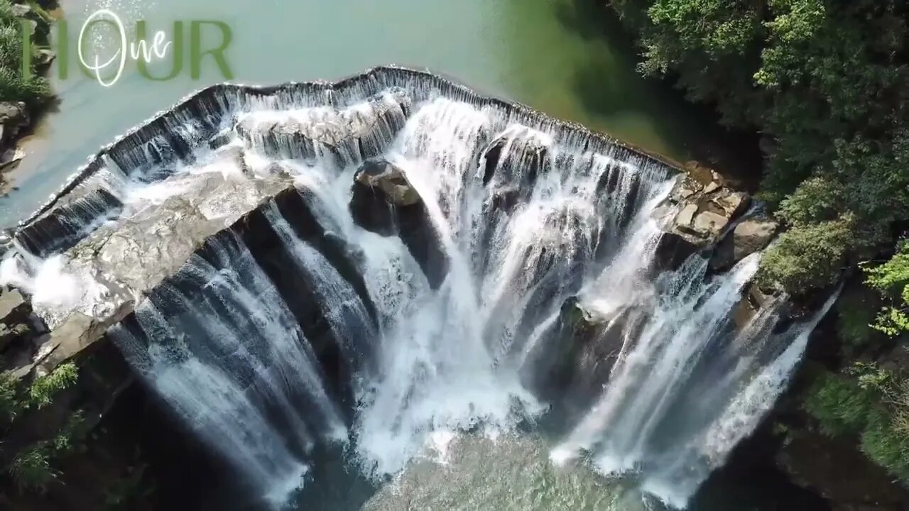 ONE HOUR | Stunning Waterfall | Clear your Mind |