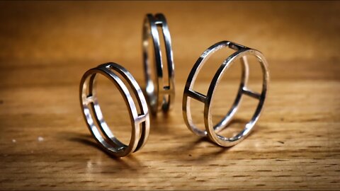 Cage Ring With Only Basic Tools #RingMaking #Shorts