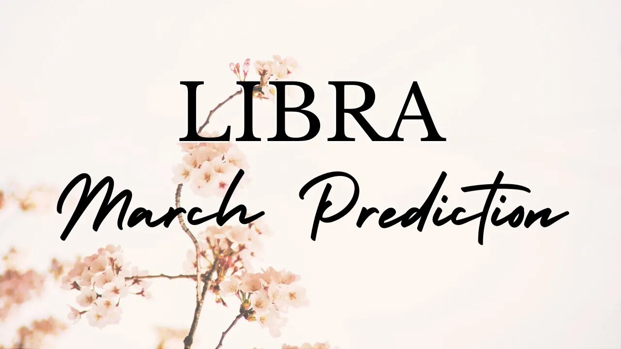 LIBRA March 2023 Tarot Prediction (Sun/Moon/Rising)