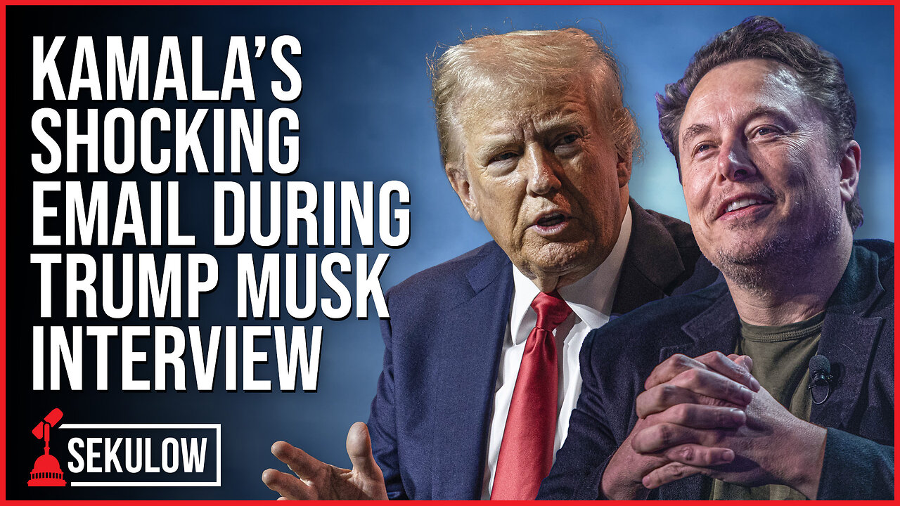 Kamala’s Shocking Email During Trump Musk Interview