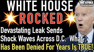 White House ROCKED! Devastating Leak Sends Shock Wave Across DC! What' They Denied For Years Is TRUE