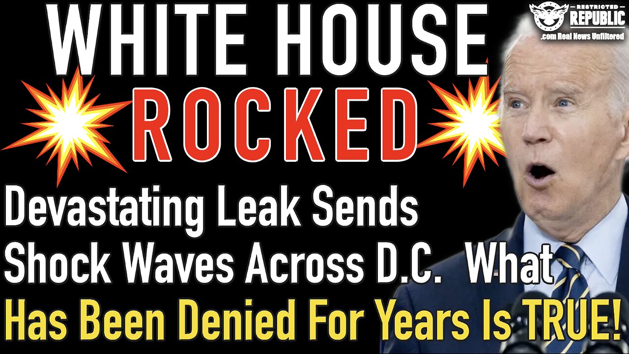 White House ROCKED! Devastating Leak Sends Shock Wave Across DC! What' They Denied For Years Is TRUE