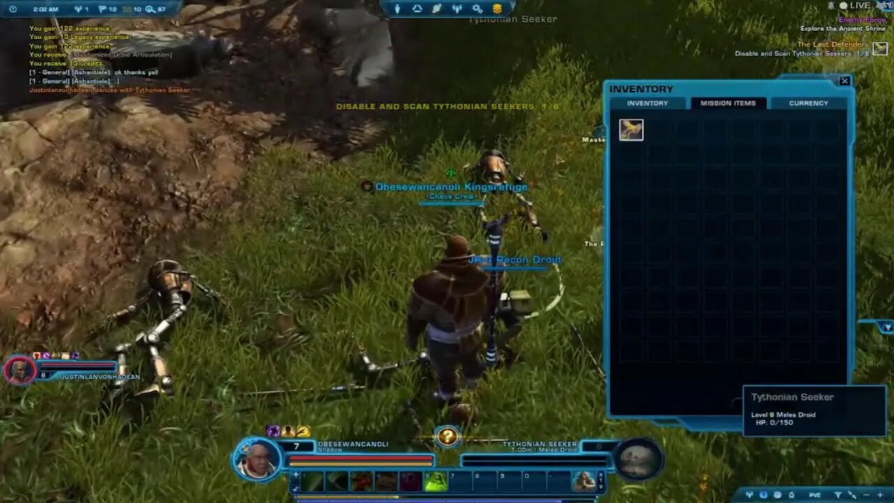 SWTOR: Back in Black! Celebrating the new acquisition of SWOTOR!!!