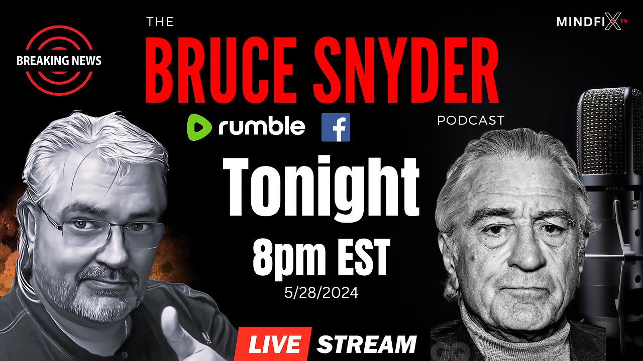 ⛔️ LIVE 8pm EST Robert DeNiro Unhinged. Deep-State PANIC!!!