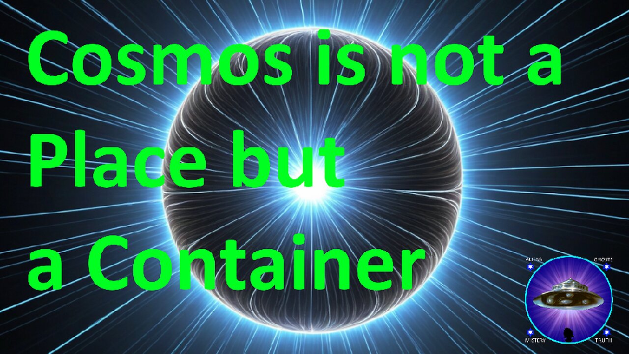 The Cosmos is not a Place but a Container by Hector Melo