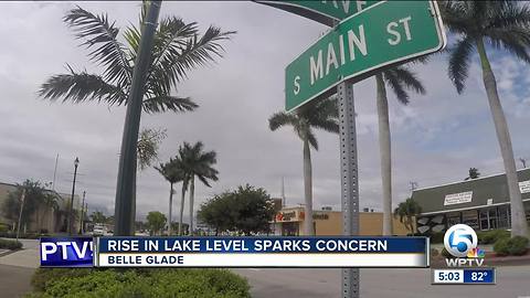 Glades residents concerned about rising Lake Okeechobee