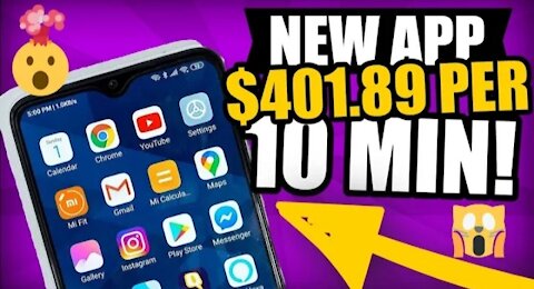 NEW IOS & Android App Pays $401.89 Per 10 Min! *PROOF INSIDE* (Make Money Online 2021)