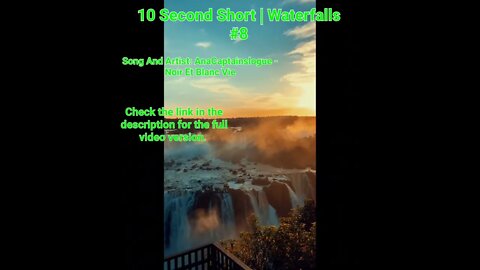 10 Second Short | Waterfalls | Brilliant Mind Meditation Music #meditation #8 @Meditation Channel