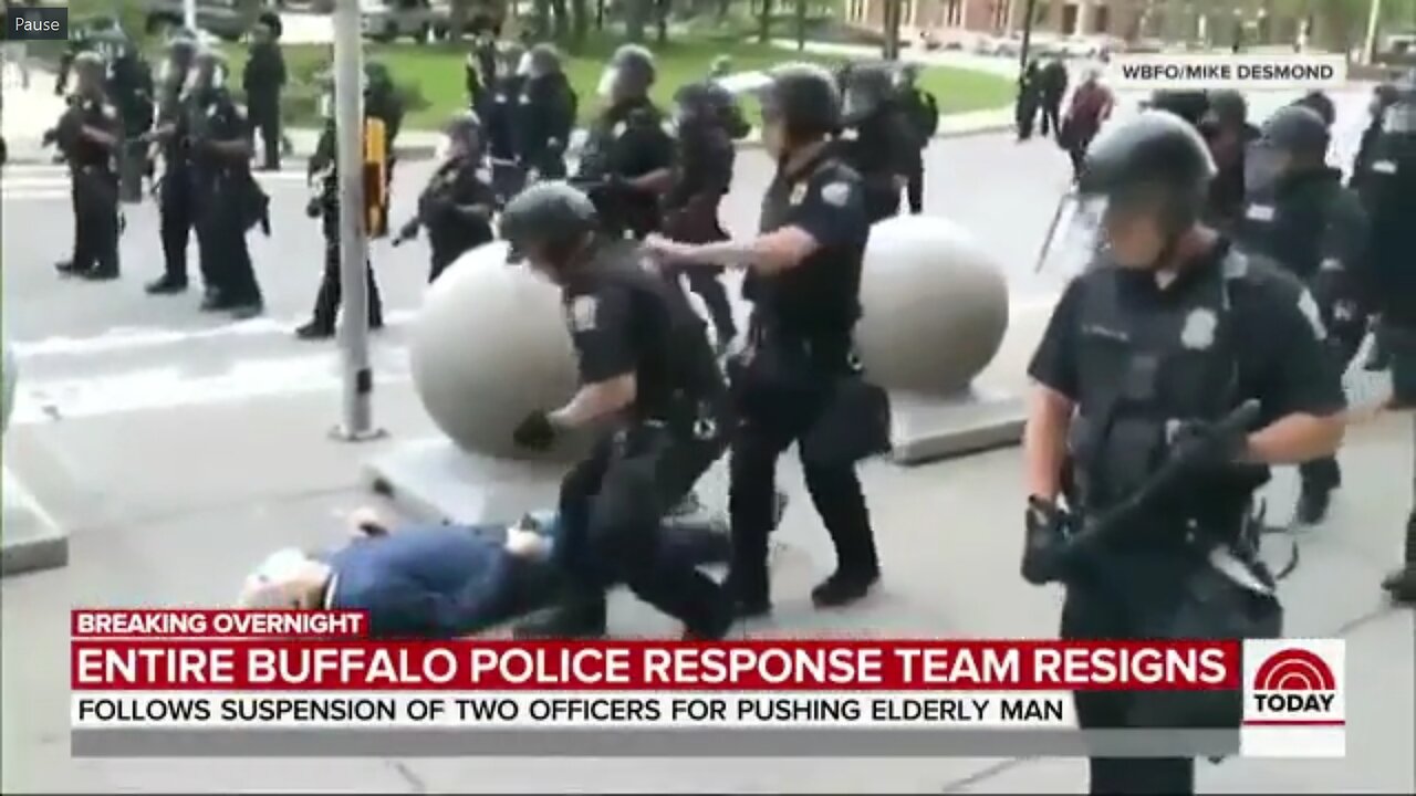 Capital Police giving 70 year old man a concussion.