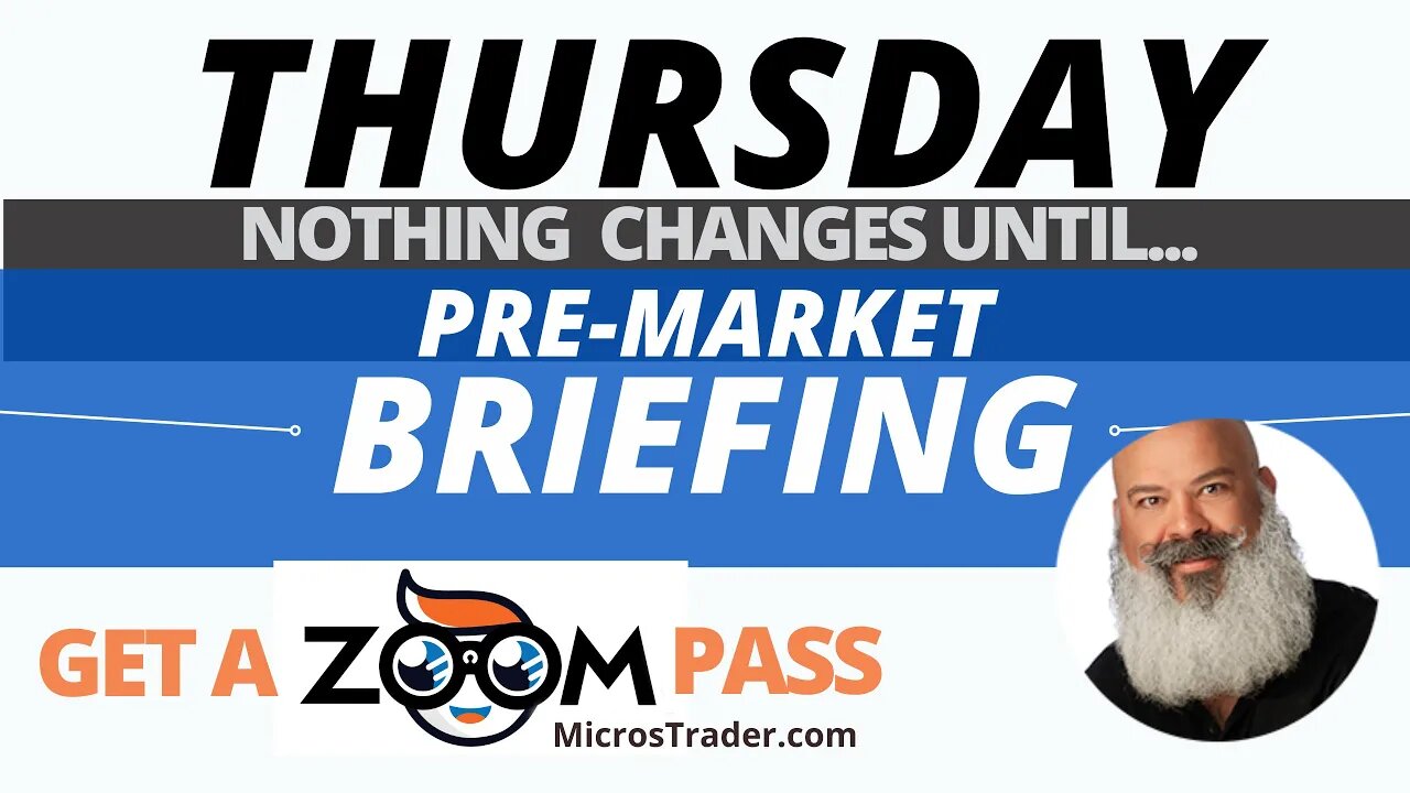 Thurs AM Briefing: Nothing Changes Until... | Price Action Trading System MES Micro Futures