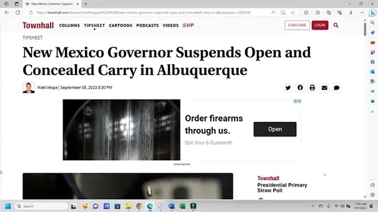 The Governor Of New Mexico Suspended Your Right To Concealed Carry