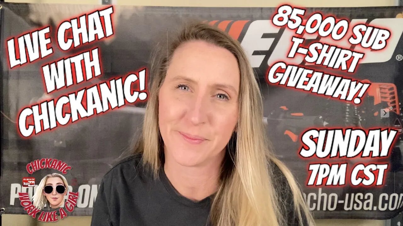 LIVE CHAT WITH CHICKANIC!! 85,000 SUB T-Shirt GIVEAWAY!!